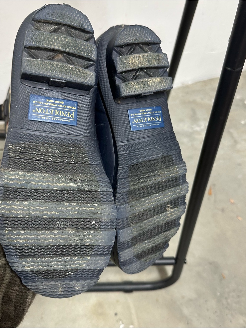 Pendleton Multicolor Aztec-Patterned Navy Rain Boots - Picture 3 of 3